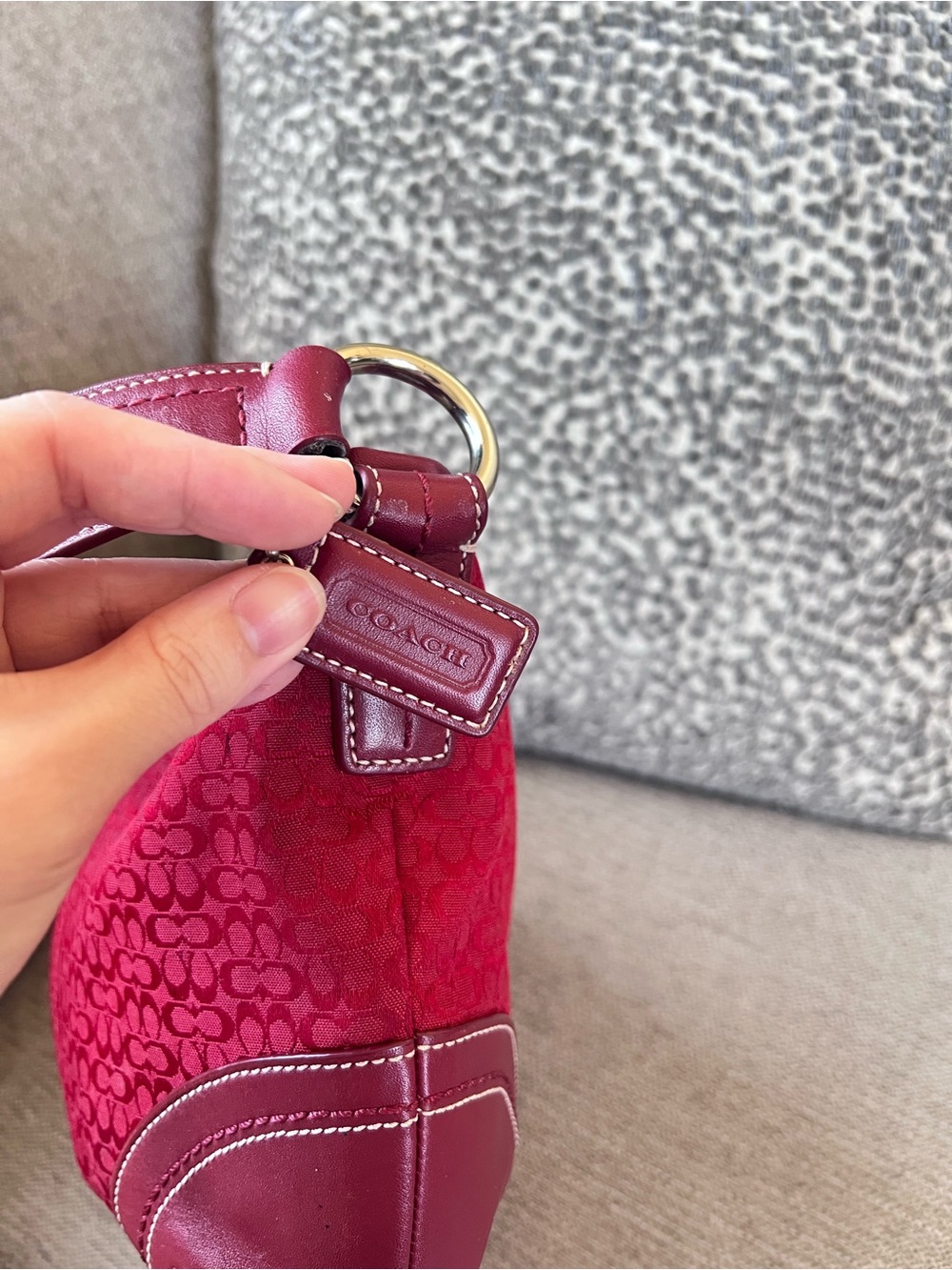 Coach Vintage Y2k Cherry Red Soho Bag - Picture 5 of 9